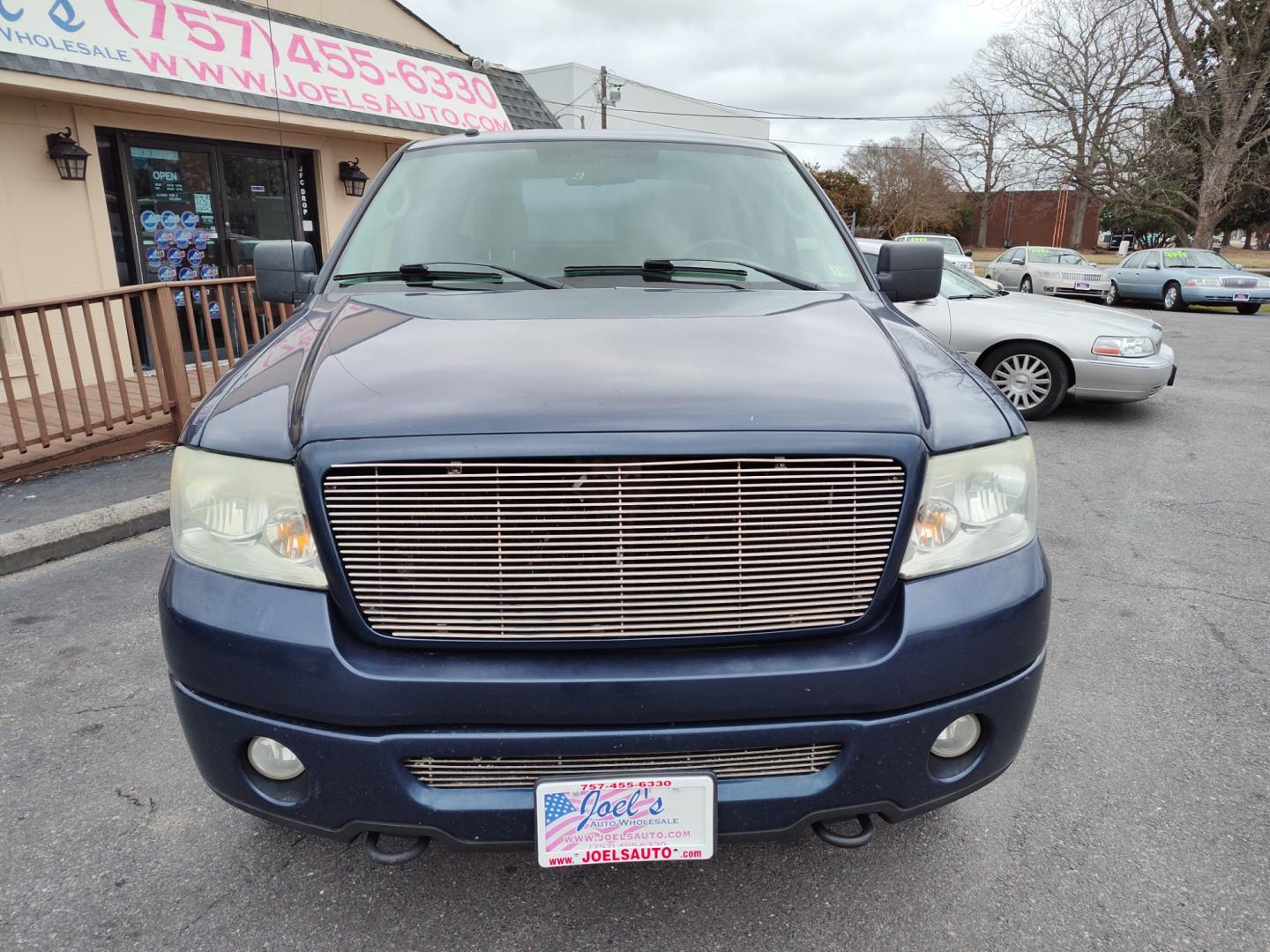 2007 Blue Ford F-150 (1FTRX14W57F) , Automatic transmission, located at 5700 Curlew Drive, Norfolk, VA, 23502, (757) 455-6330, 36.841885, -76.209412 - Photo#4